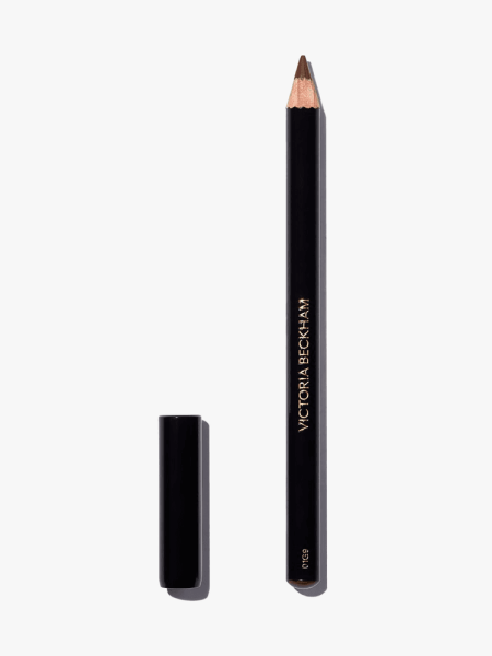 Victoria Beckham Beauty Lip Definer in dark berry shade on light gray background