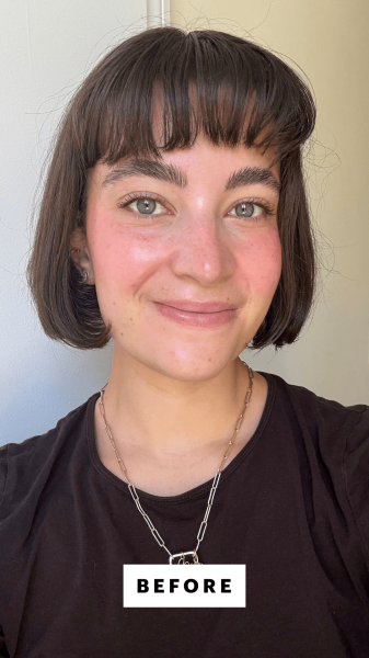 Felbin before applying the Makeup Forever Artist Color Pencil Extreme Waterproof Lip Liner