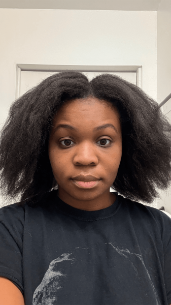 Selfie of Editorinchief Jessica Cruel after using the RevAir Hair Dryer